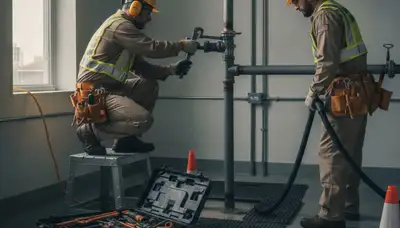 Emergency plumber servicing a Tacoma, WA home for burst pipes and drain backups
