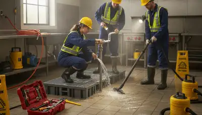 Tacoma, WA plumber repairing burst pipe for emergency home plumbing service