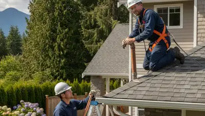 Tacoma, WA plumber servicing a residential plumbing repair for local homeowners