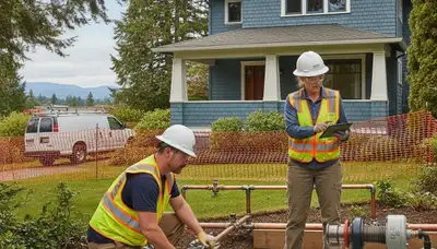 Tacoma, WA plumber repairing a residential leak for plumbing service by Plumbers Tacoma WA