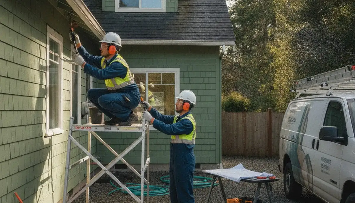 Tacoma, WA plumber repairing a sink for local plumbing service