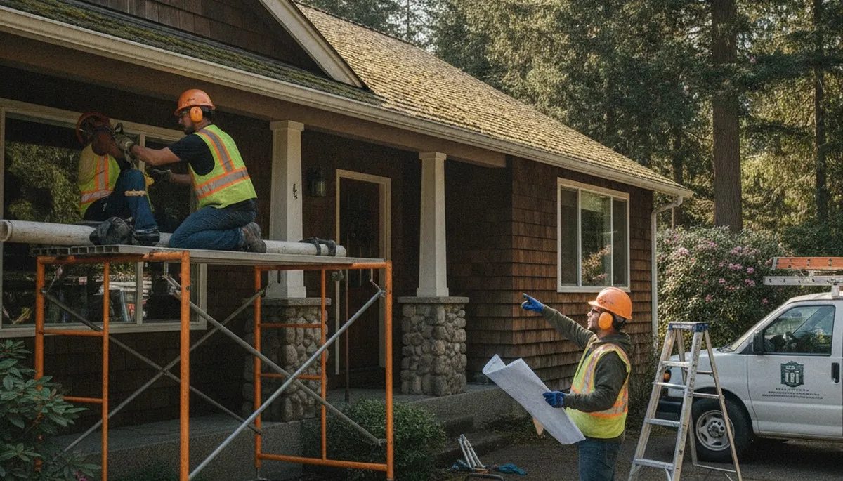 Tacoma, WA plumber servicing a plumbing repair for a local residential customer