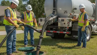 Tacoma, WA plumber providing septic pumping service for residential plumbing repairs