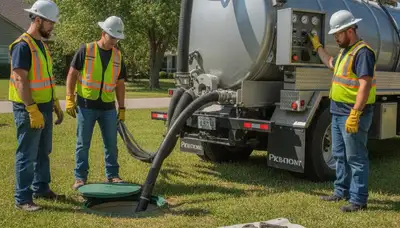 Tacoma, WA plumber providing septic pumping service for homes