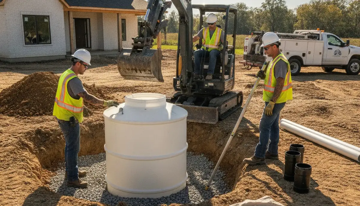 Tacoma, WA septic tank installation by On Call Plumbers for residential plumbing service