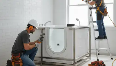 Tacoma, WA plumber installs walk-in tub for safer, accessible home bathing
